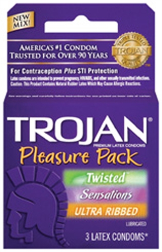 Trojan Pleasure packs 3 Packs