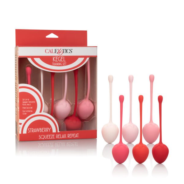 a Pack of Kegel Training Set Strawberry