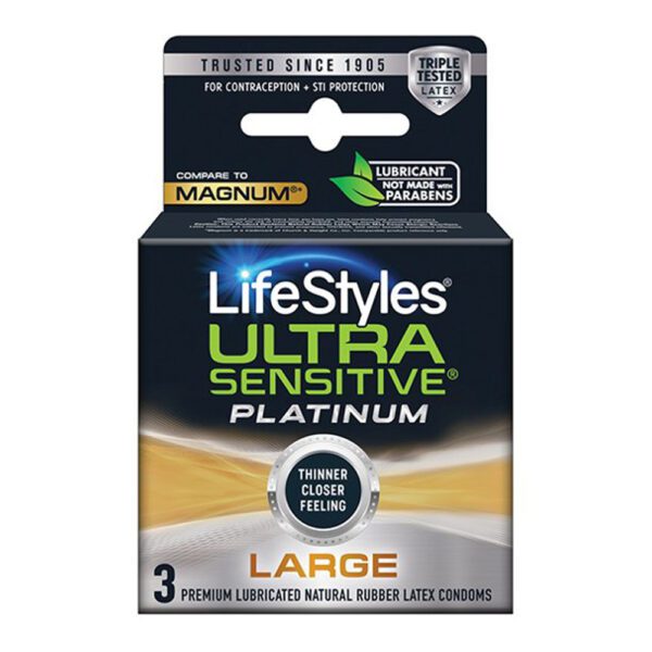 Lifestyles Ultra Sensitive Platinum Large