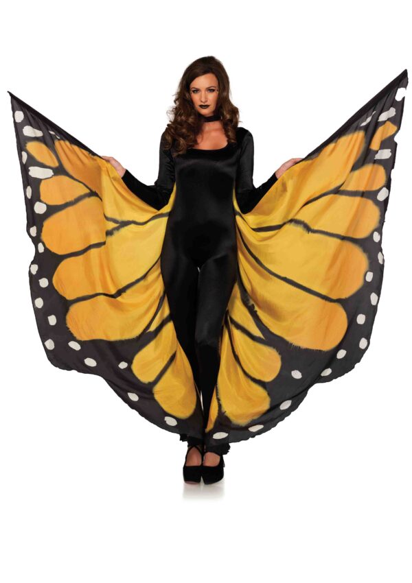 Butterfly Cape Halter cape Orange Black