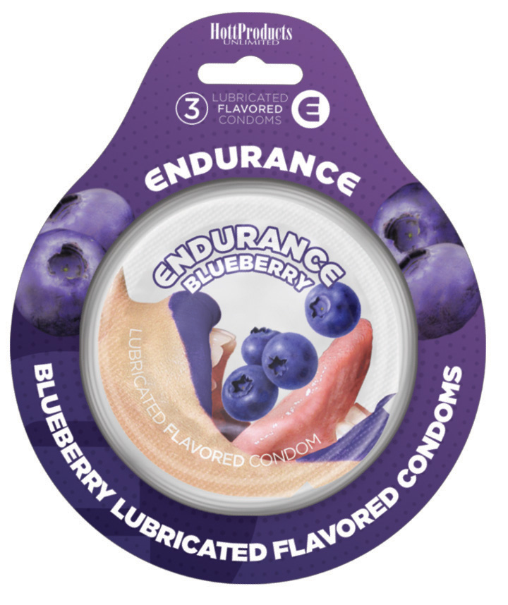 Endurance Blueberry Condom
