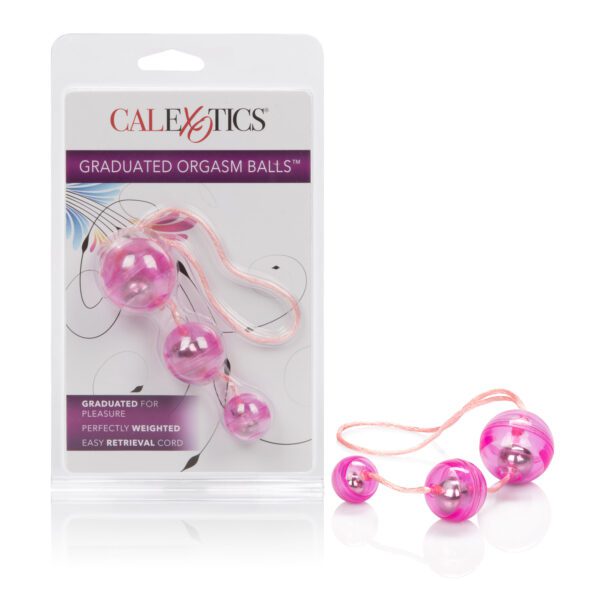 Graduated Orgasam Balls - Pink - Image 2