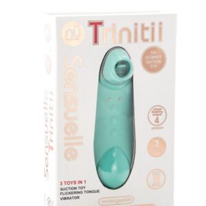 Sensuelle Trinitii 3 in 1 Vibrator - Electric Blue