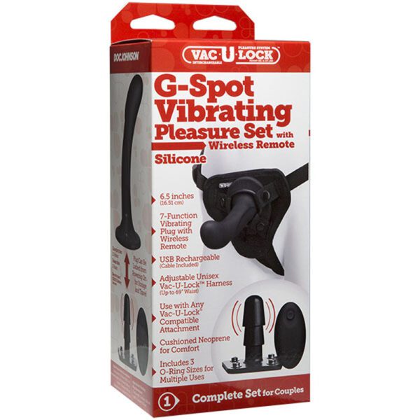 Vac U Lock G Spot Pleasure Set Vibrating