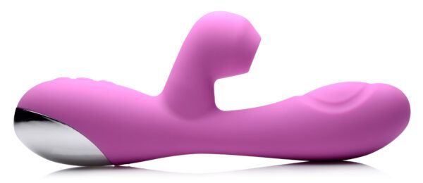 Shegasm 5 Star 10x Silicone Suction & Pulsing  Rabbit - Pink