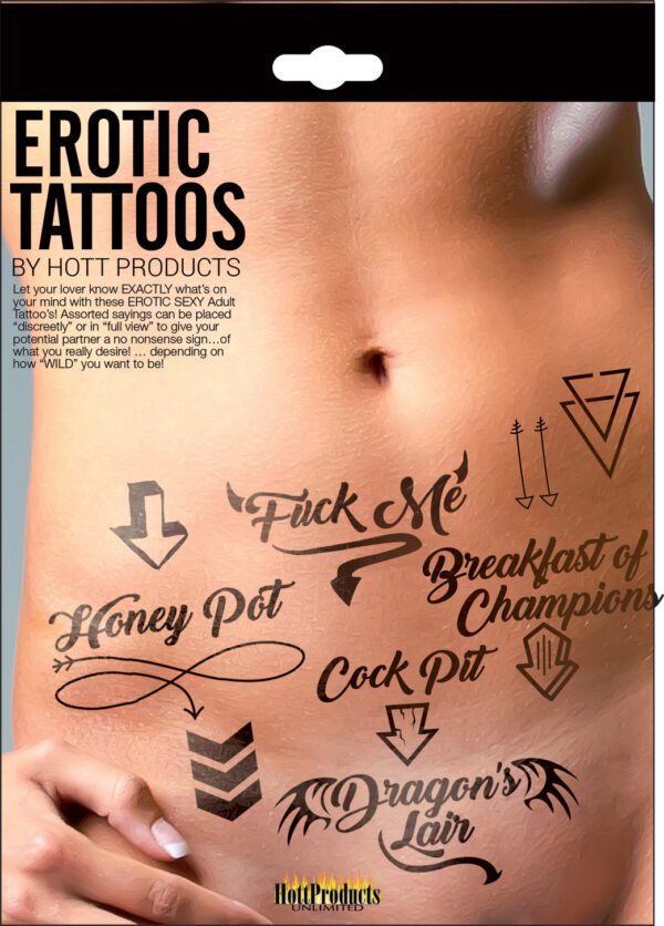 Erotic tattoos Assorted Pack