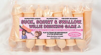 Suck Squirt and Swallow Willie Drinking Game