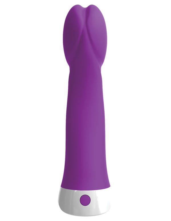 Threesome Wall Banger G Silicone Vibrator - Purple