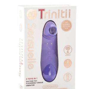 Sensuelle Trinitii 3 in 1 Vibrator - Ultra Violet