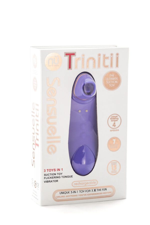 Sensuelle Trinitii 3 in 1 Vibrator - Ultra Violet