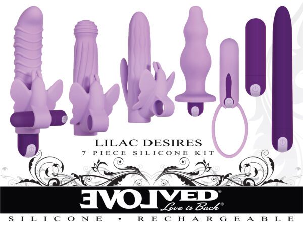 Lilac Desires - 7 Piece Silicone Set - Image 4