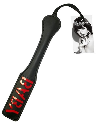 12 Inch Leather Impression Paddle Baby