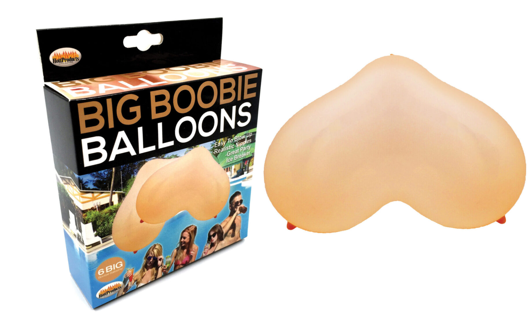 Big Boobie Balloons Packet for party