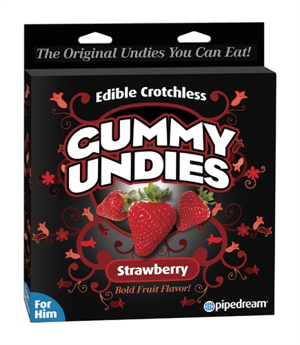 Gummy Undies for Him Strawberry Packet