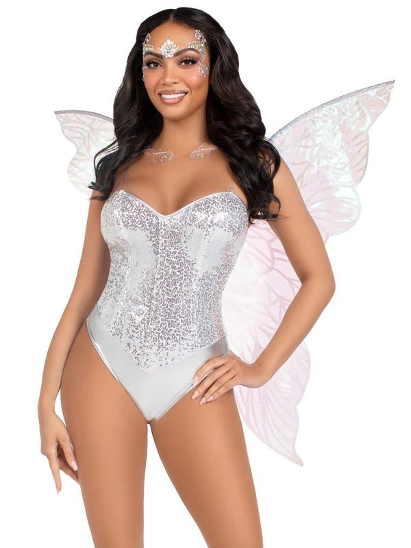 Strapless Fairy Wings - Os - Clear - Image 2