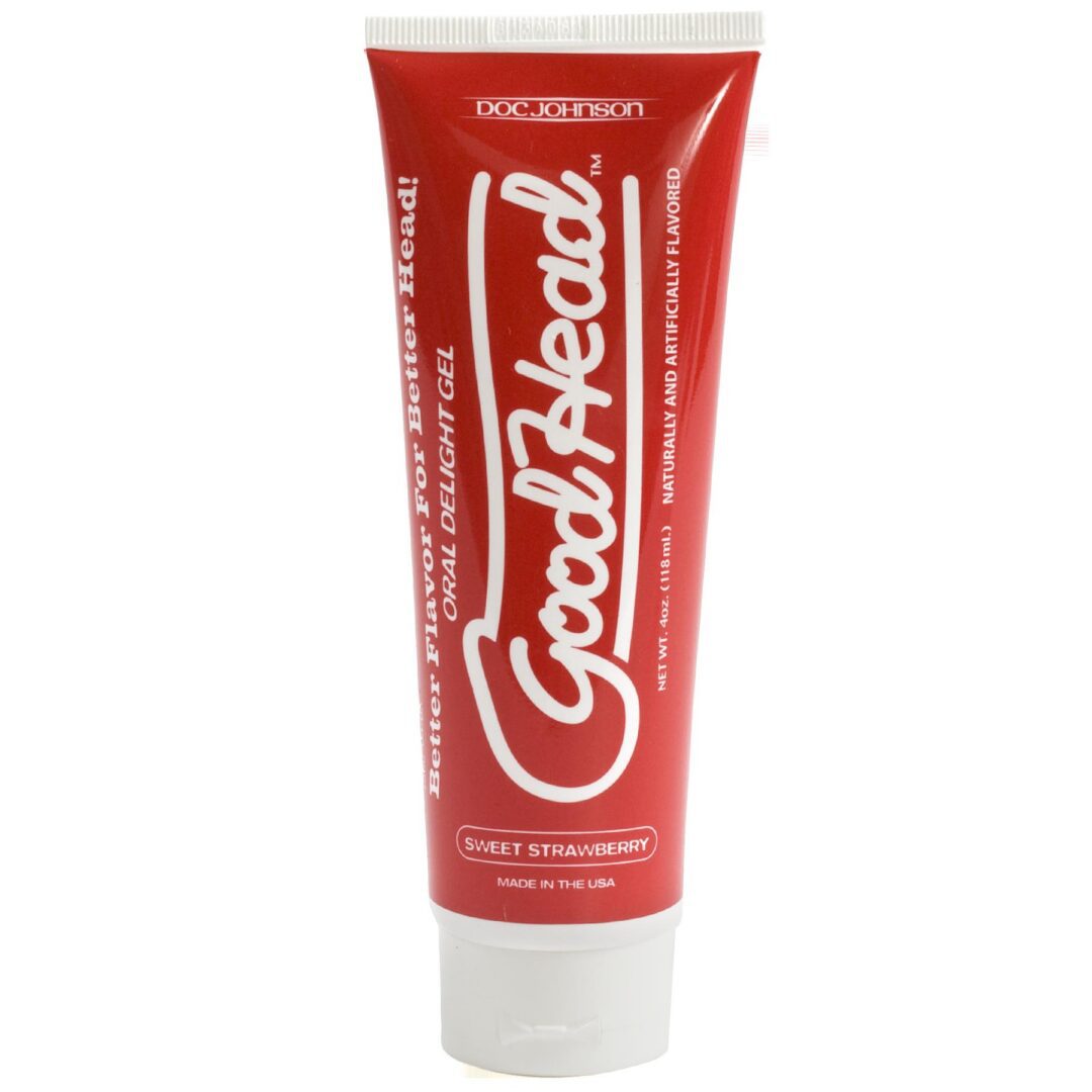 Good Head Oral Delight Gel 4 Oz - Sweet Strawberry - Image 3