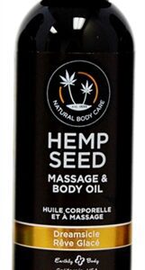 Hemp Seed Massage and Body Oil - Dreamsicle 2 Fl. Oz