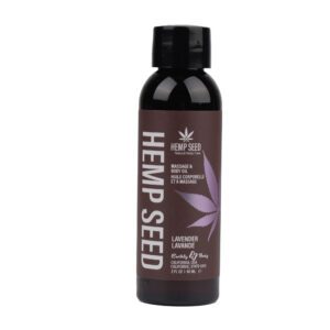 Hemp Seed Massage and Body Oil - Lavender - 2 Fl. Oz