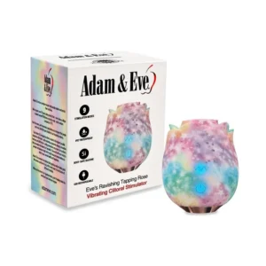 Eve's Ravishing Rose Tapping Clitoral Stimulator Rainbow
